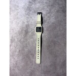 Casio LF-20W-8A Digital Watch Cream Off White Retro Twin Graph World Time 3551